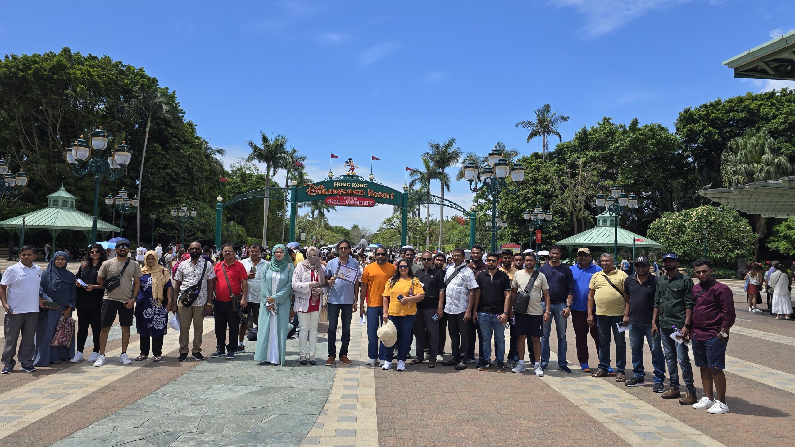 Unilever group at Disneyland Hong Kong Unilever group at Disneyland Hong Kong